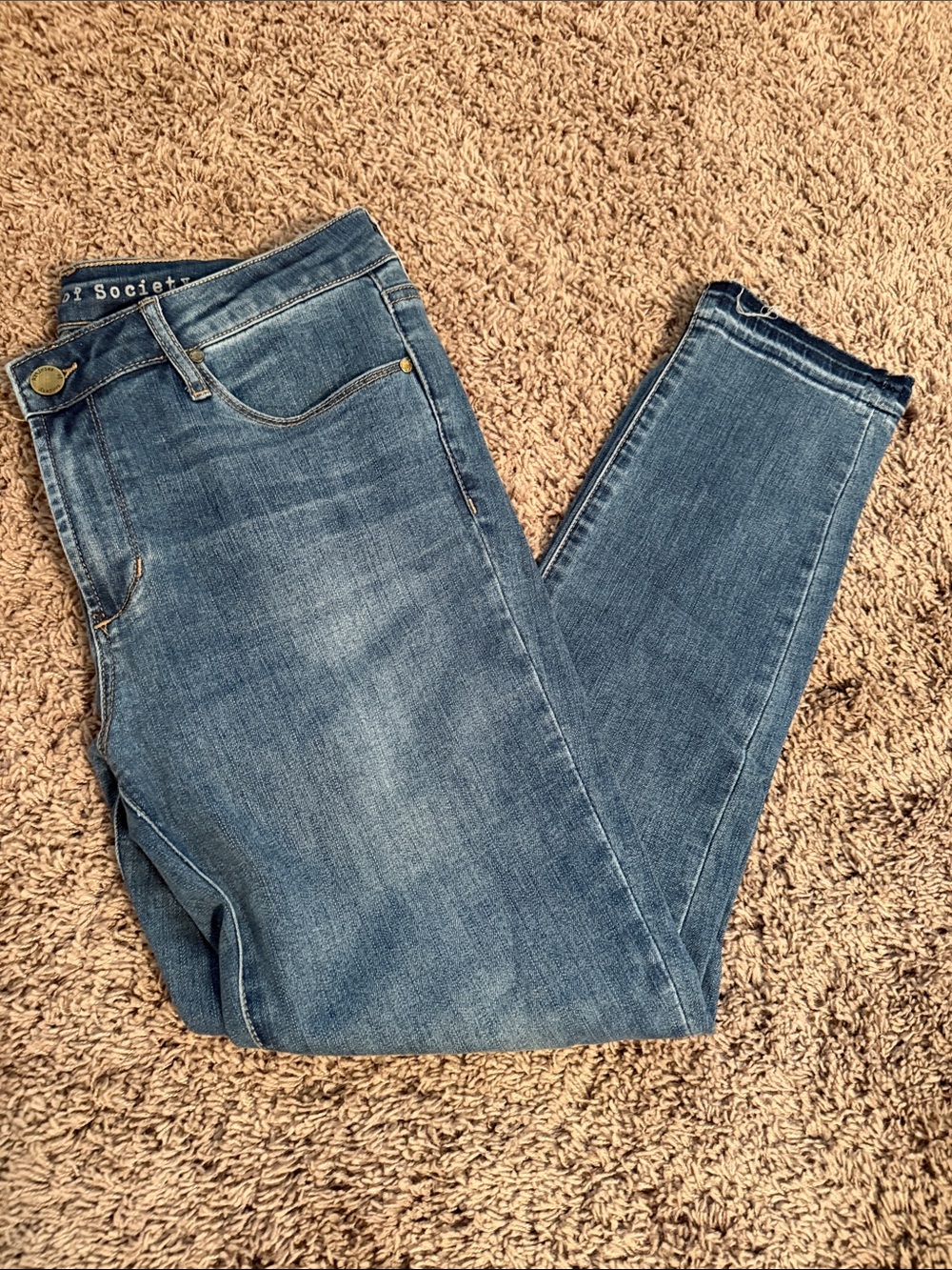 Articles Of Society Mid-Blue Women's Skinny Jeans